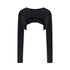 White Waistcoat Women's Outer Wear Short Round Neck Pullover - ROUTINE FASHION